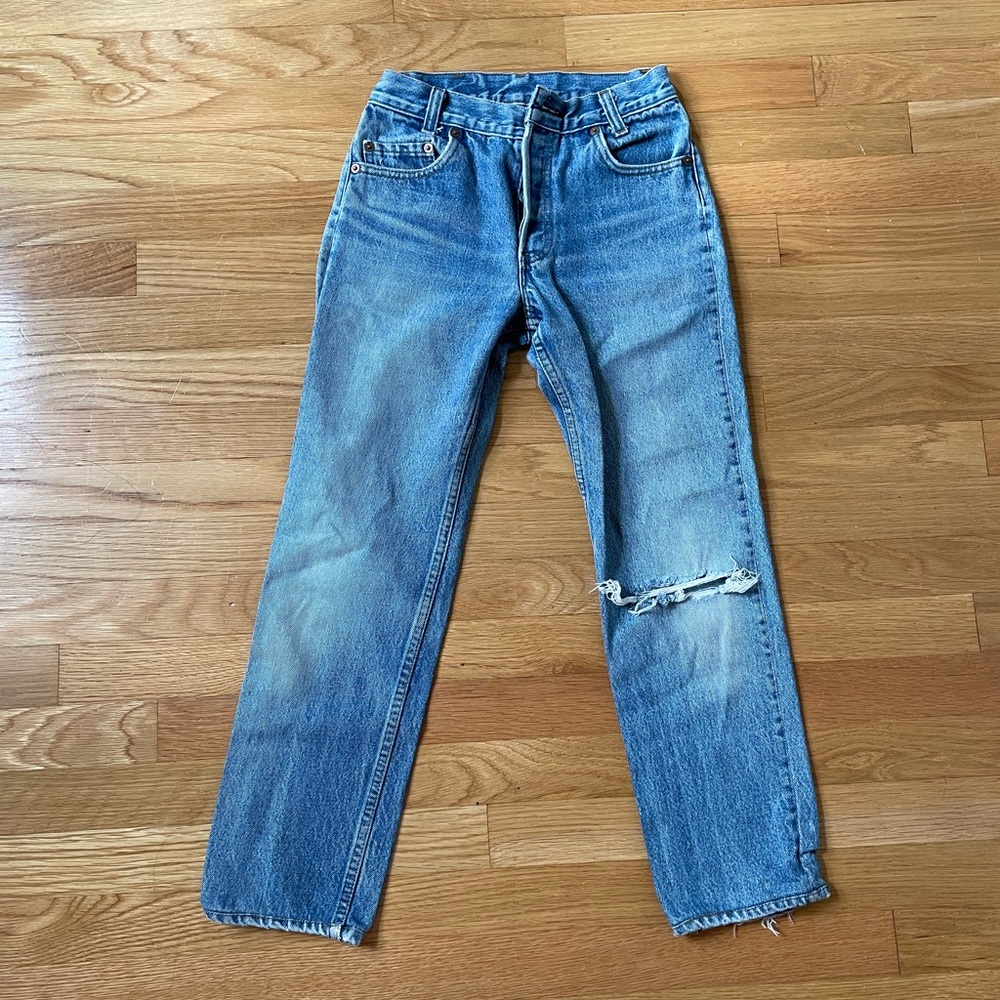 Vintage LEVIS 701/501 Student Fit Cropped Jeans size 23/24